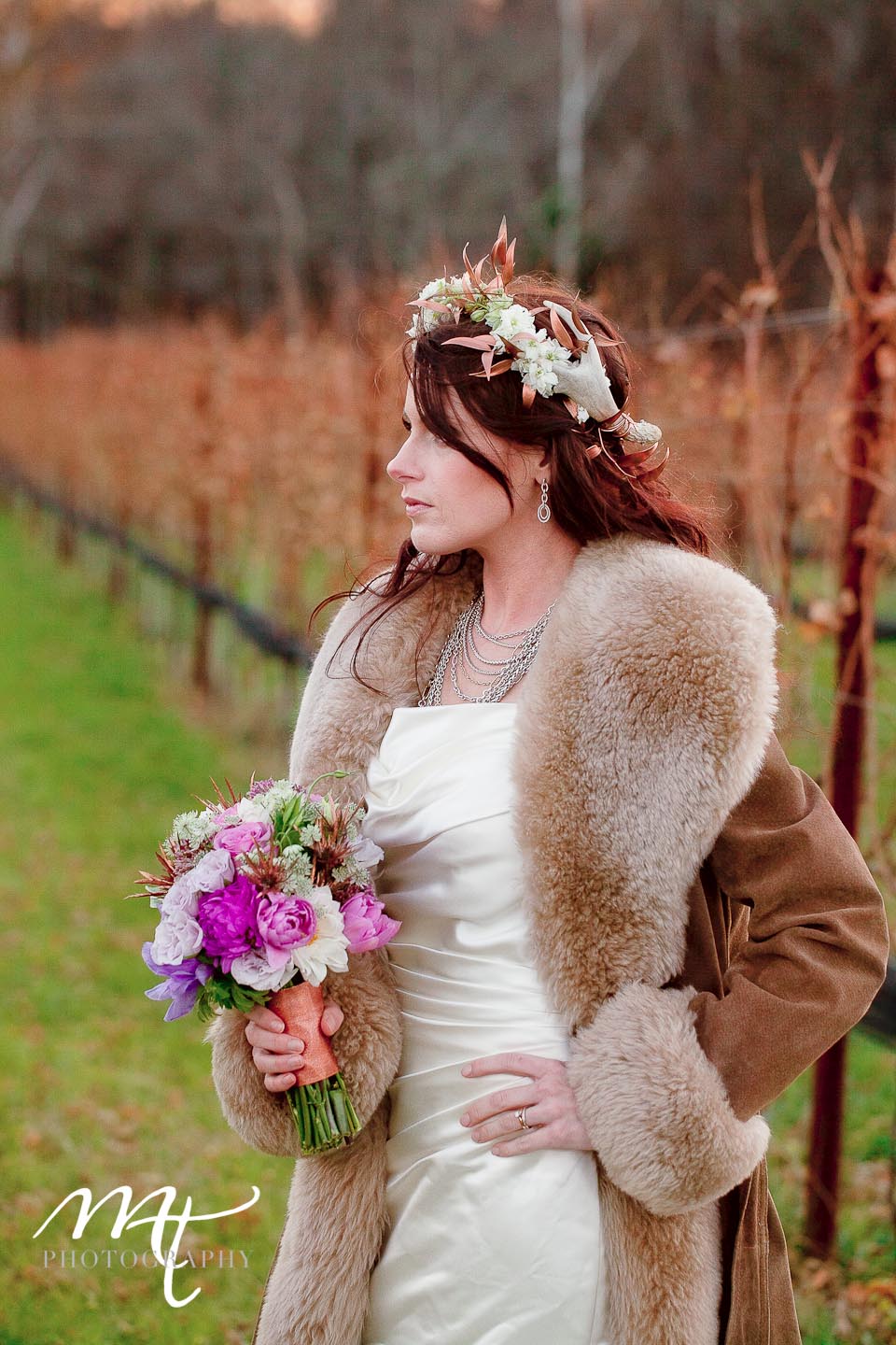 A mid-winter's night dream styled wedding photography shoot