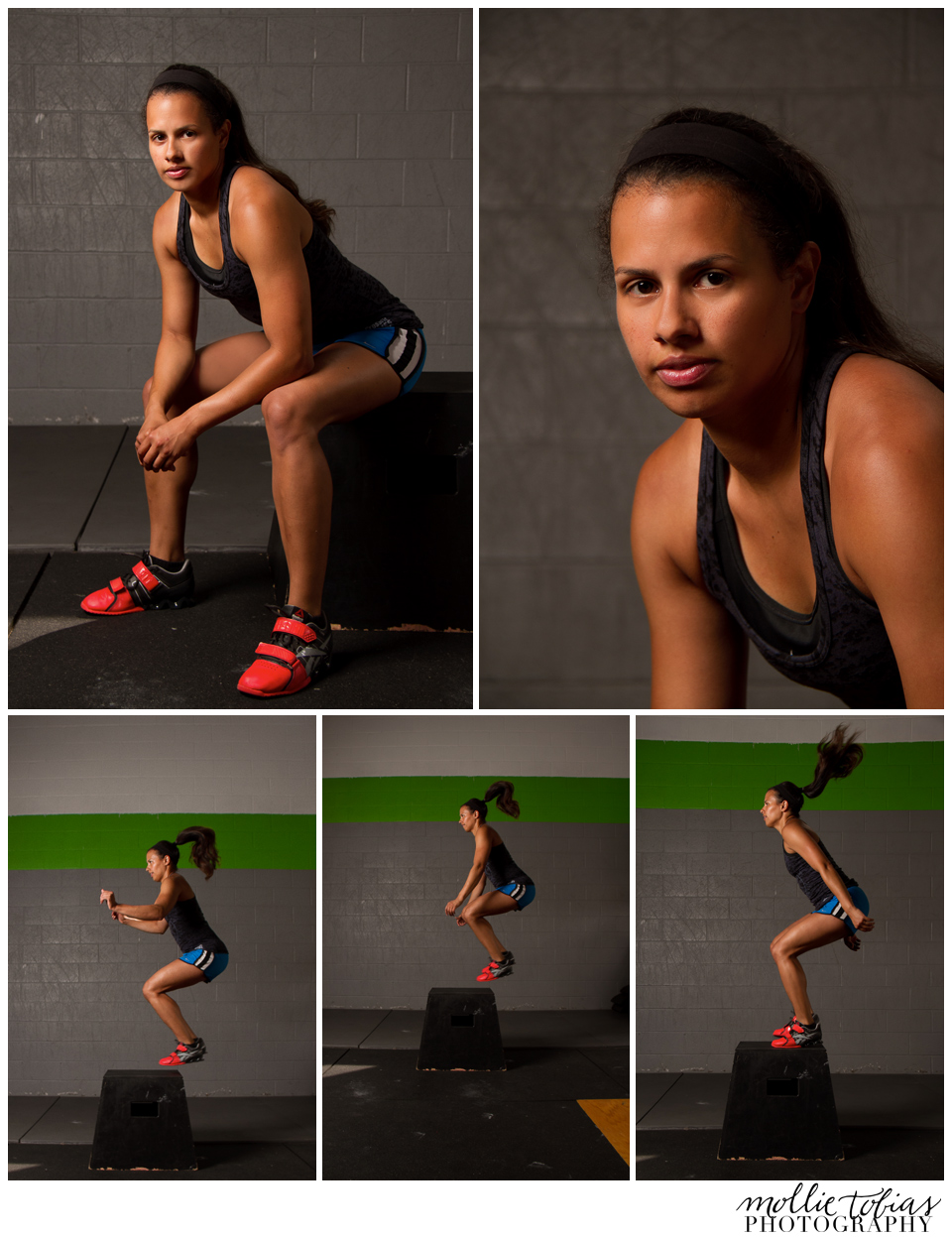 virginia sports photography model with barbell weightlifting