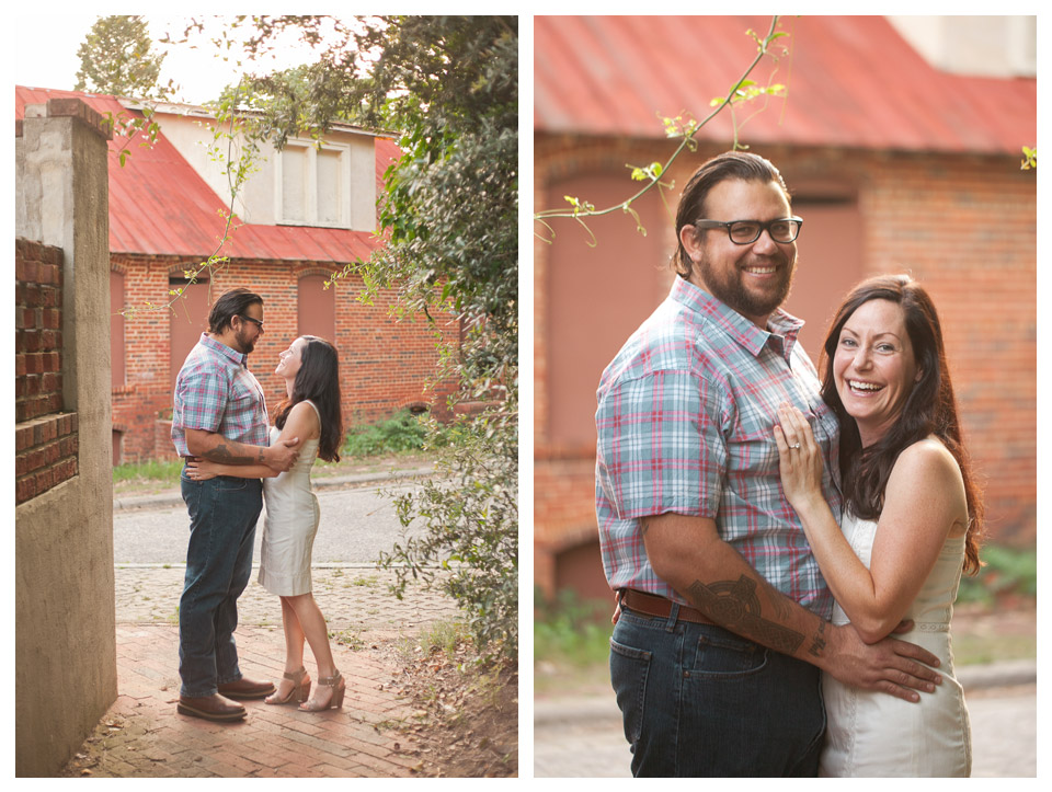 A Southern Pines, North Carolina engagement session at Weymouth Center
