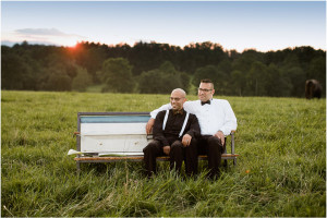 tailgate-bench-sunset-virginia-rustic-wedding
