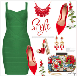 spring_engagement-session_formal_green_dress_red
