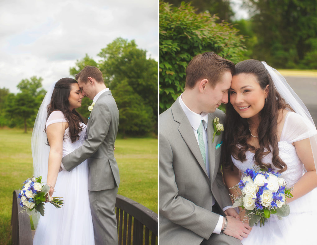 intimate-blue-white-rustic-wedding
