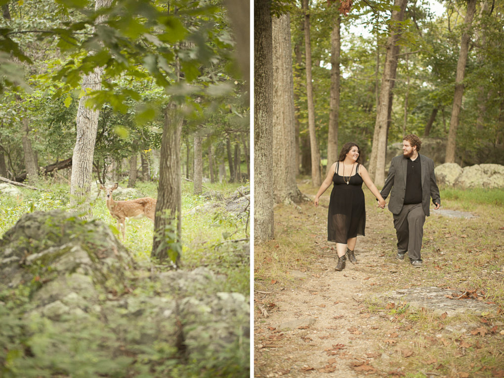 virginia-woodland-engagement-photos