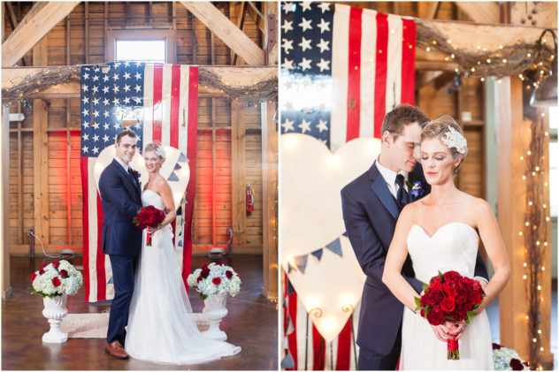 americana fair barn wedding pinehurst