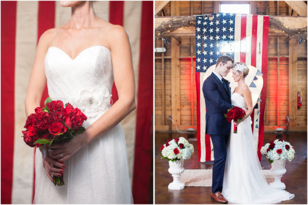 patriotic wedding pinehurst nc