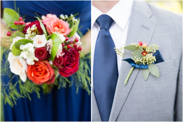 blue-red-wedding-bouquets