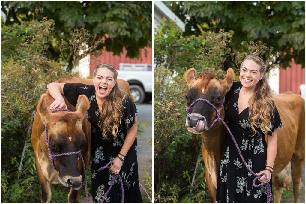 you can include pets in your photos and not just dogs or cats - even cows!