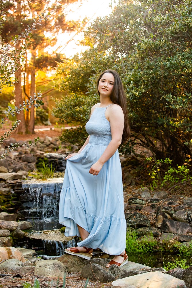 Southern Pines senior photography session at SCC