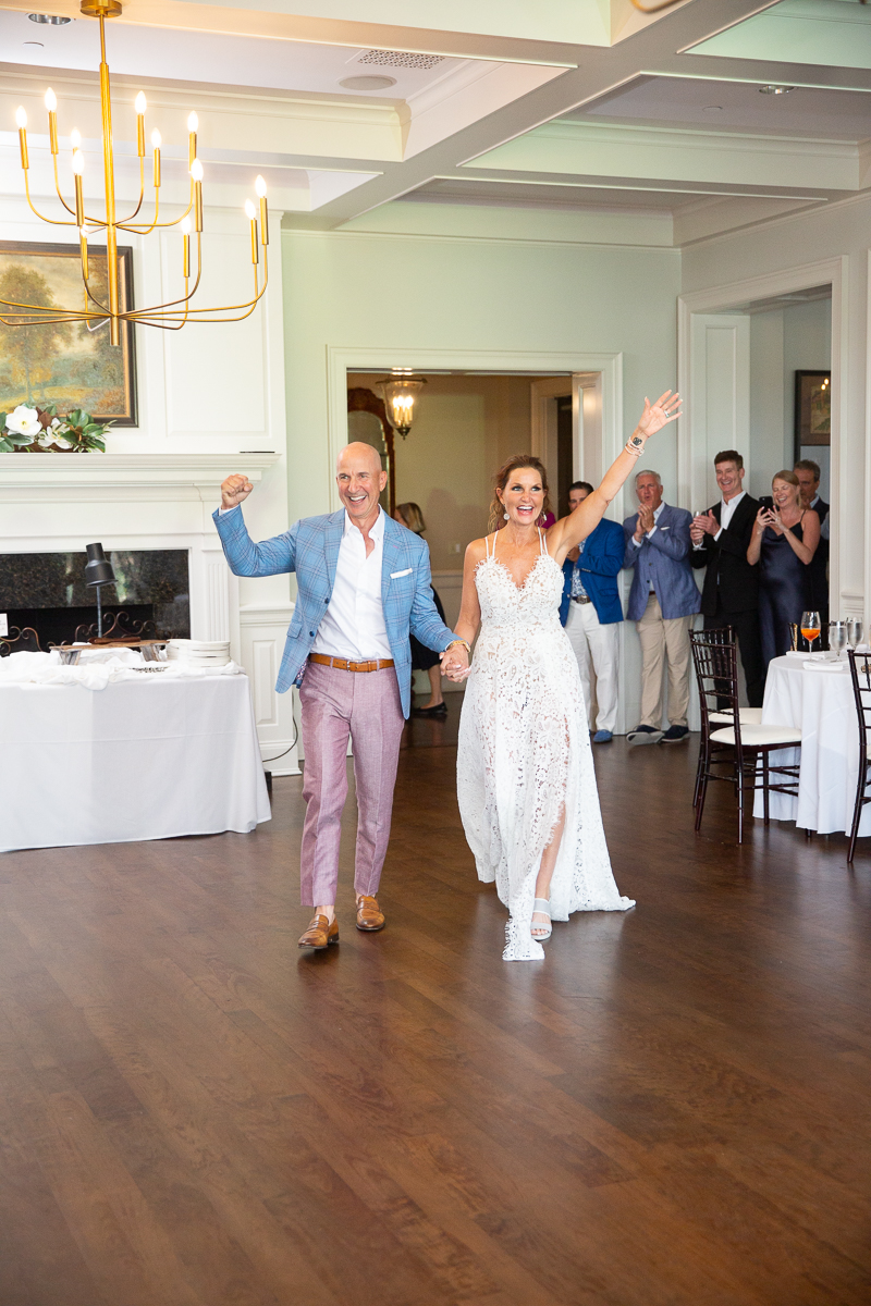 Bride and groom by North Carolina wedding photographer