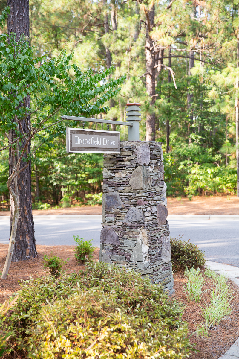 Street sign at Forest Creek