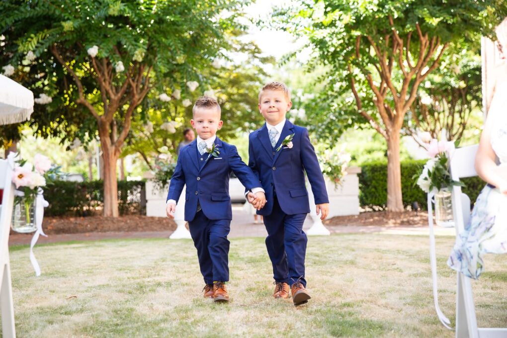 Groomsmen walking at Pinehurst Resort wedding