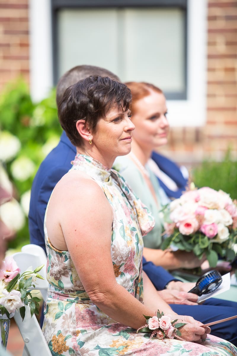 Mother of the bride at Pinehurst wedding