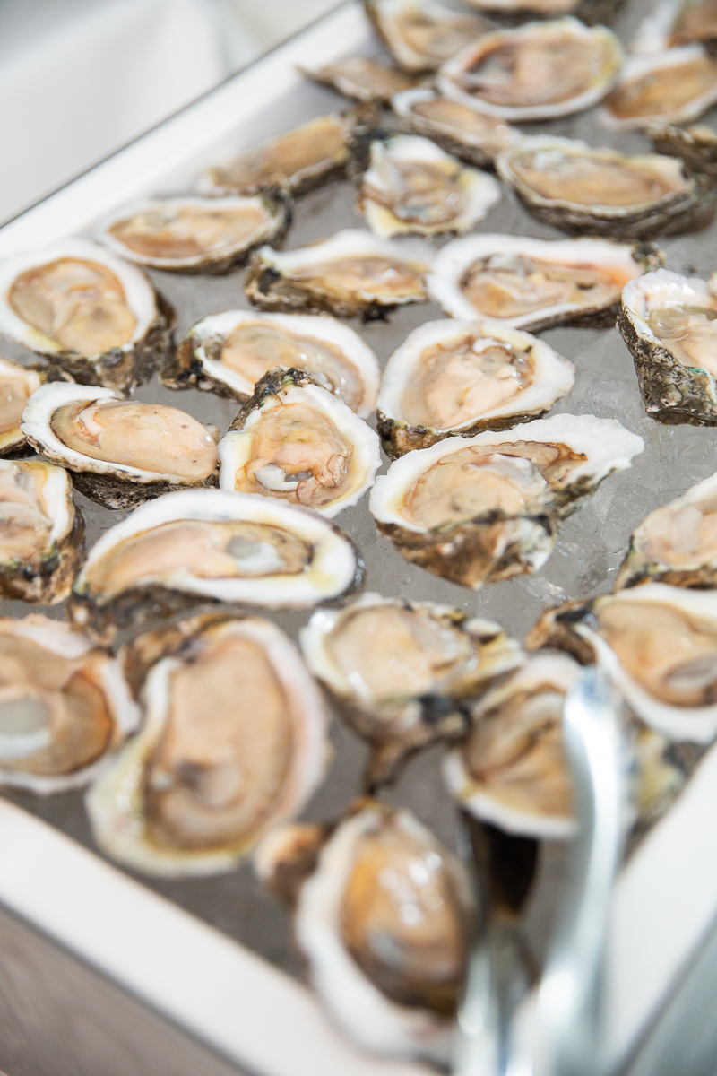 Oyster platter at Pinehurst wedding