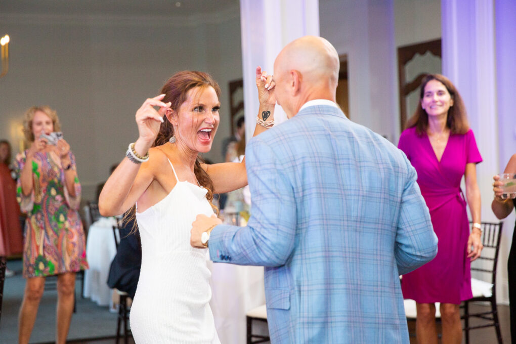 Reception dance at Pinehurst wedding